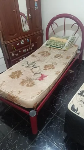 Cama solteiro metal