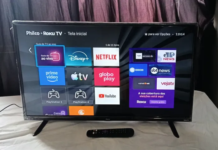 Smart Philco Roku 32 polegadas