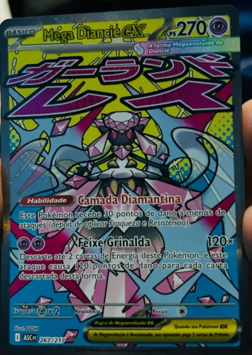 Carta Mega Diancie EX 267/217