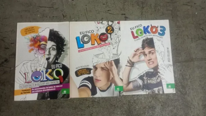 livros coleção eu fico loko