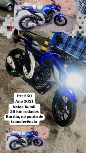 Fzr 250, 37 km, 14 mil