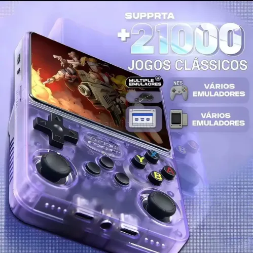 Console Retrô R36HD Linux 16GB +15000 Jogos Tela IPS 3.5" Portátil Pronta Entrega