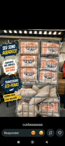 Travesseiros confortáveis pena de ganso