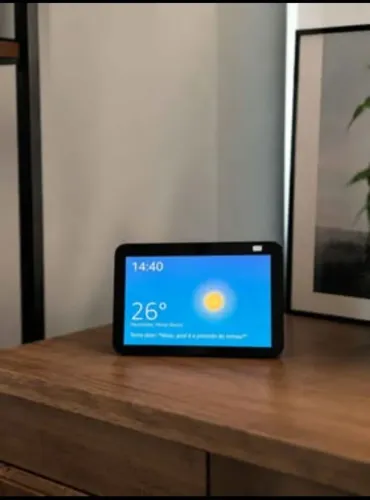 Kit Amazon Alexa Echo Dot + Echo Show 5 Originais + Suportes Inclusos | Estado Impecável