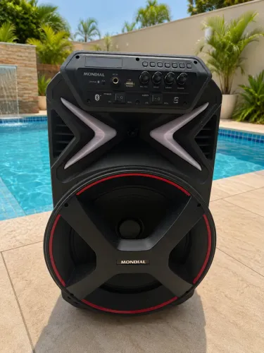 Caixa amplificada bluetooth CM-400 Preto Mondial