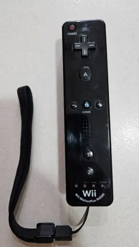 Controle Wii Remote com Wii Motion Plus Inside para Nintendo Wii - Preto
