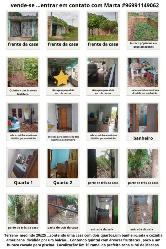 Vendo terreno com casa medindo 20x25 ...valor 40 mil
