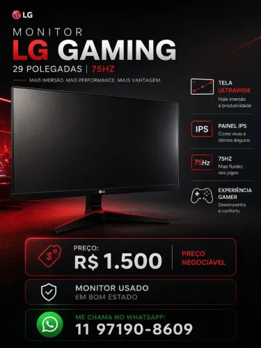 MONITOR LG ULTRA WIDE 29