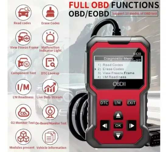 Scanner Automotivo Profissional V410 Obd2 Diagnóstico Scanner novo