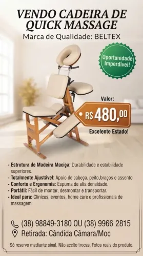 Cadeira de Quick Massage Beltex