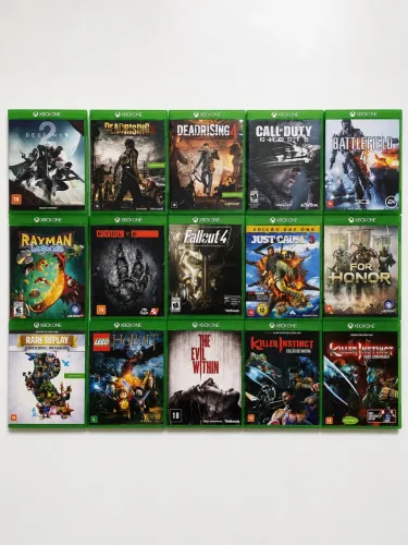 Coleção 15 jogos One Originais - mídia física