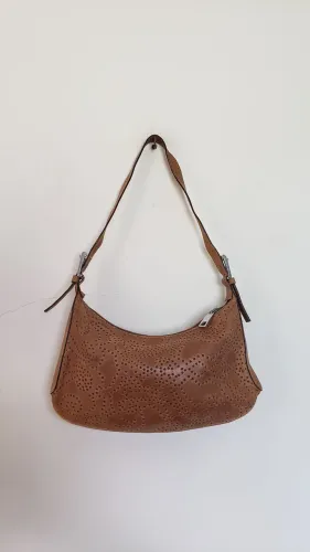 BOLSA LUZ DA LUA CARAMELO COURO
