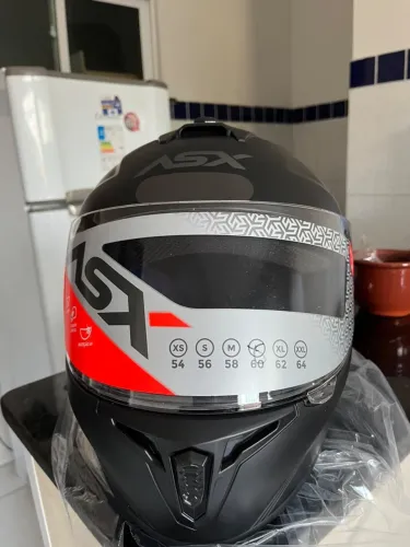 Capacete ASX Draken Preto Fosco