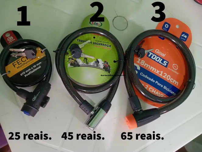 Cadeados para Moto e Bicicleta