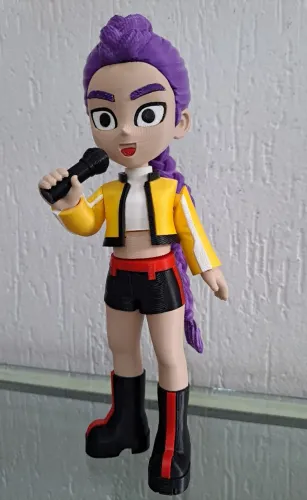 Boneca Articulada 3D Estilo K-Pop - Rumi