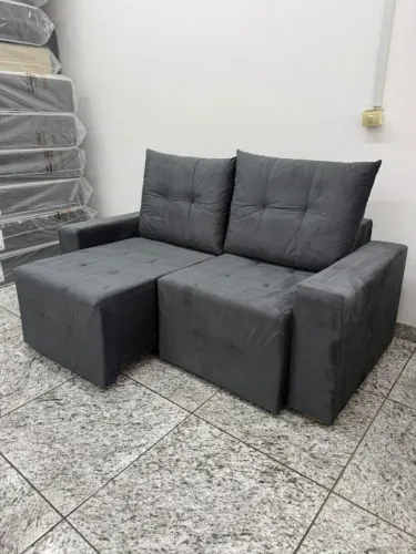 Sofá Retrátil Havaí 1,80m em Veludo - Conforto e Qualidade