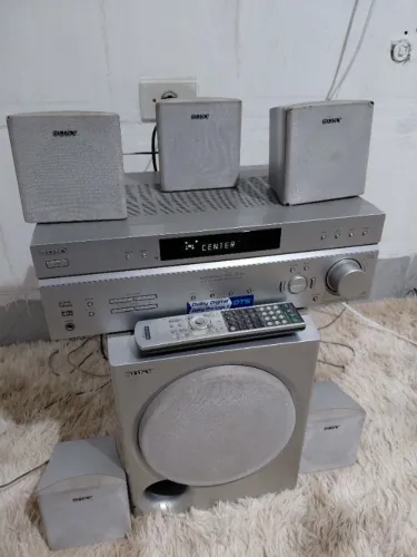 Home Theater Sony STR-K660P 5.1 Completo + Controle - Tudo Funcionando