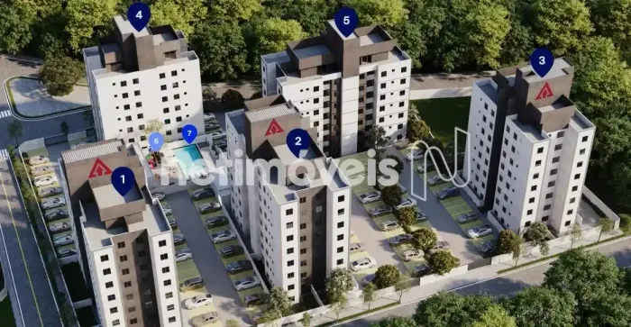 Apartamento 3 quartos à venda, 3 quartos, 1 suíte, 2 vagas, Boa Esperança - Santa Luzia/MG