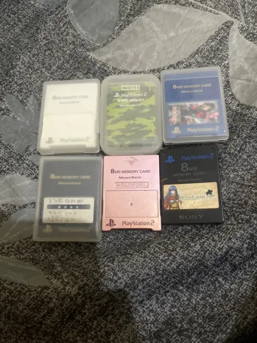 Lote de memory card play 2