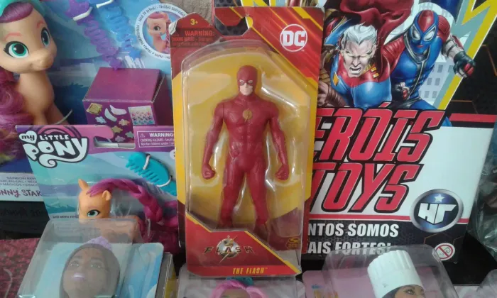 Boneco The Flash Filme Colecionável Geek Novo Lacrado 