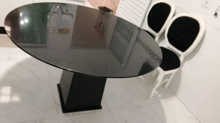Mesa de mármore 1,40 diâmetro 