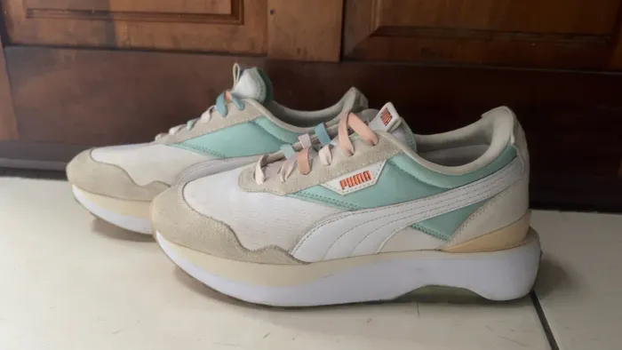 Puma Cruise Rider GL 'White Eggshell Blue? EUA 9.5/BR 40