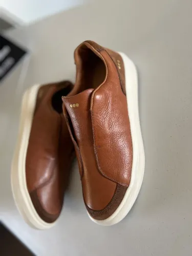 tenis Noha GALLARDO couro SLIP ON tenis 39 / 40 novo zerado