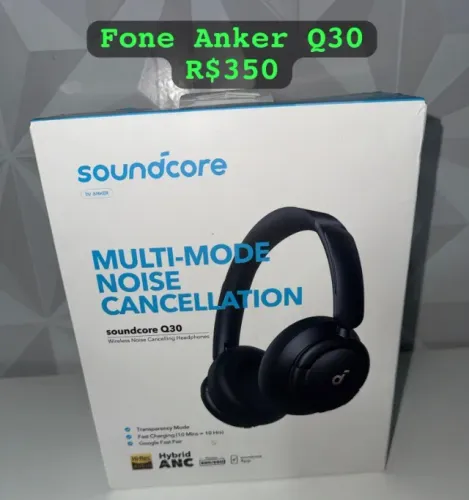 Fone De Ouvido Headphone Soundcore Q30 Bluetooth Preto