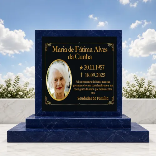 Placa para Lápide em Azulejo 
