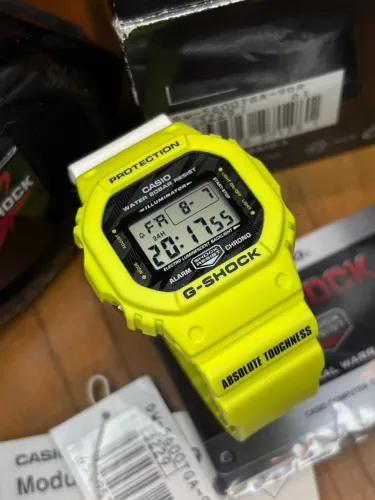 Casio G-Shock DW-5600TGA-9 (série Lightning Yellow)