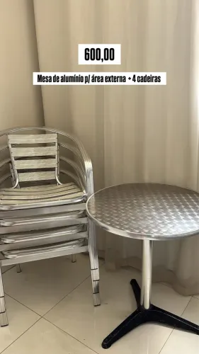 Mesa de alumínio - área externa 