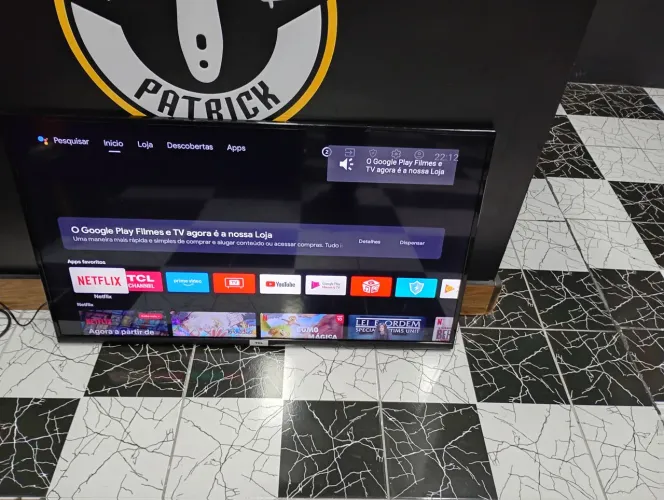 Vendo Smartv TCL 43 polegadas top de linha 4K em estado de nova R$ 1200,00