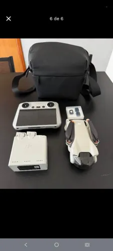 DJI Mini 3 Pro Fly More - Estado de Novo | Controle com Tela + 2 Baterias