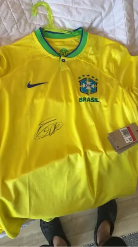Camisa Seleção Brasileira 2022 - Autógrafo Endrick