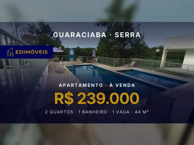 Guaraciaba| Apartamento 2 quartos, perto de comércios e escolas