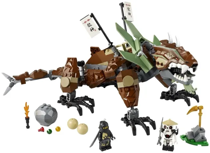 LEGO Ninjago 2509 Earth Dragon Defense Completo