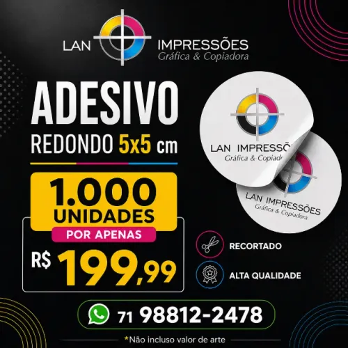 Adesivo com recorte eletronico