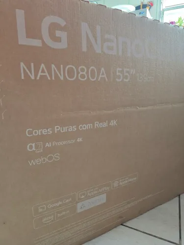 LG NanoCell NANO80A 55" 4K - NOVA E LACRADA