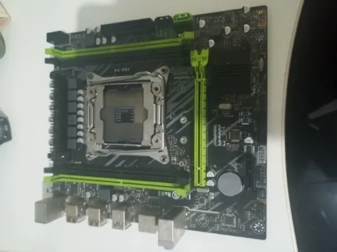 Placa mãe x99 (PINO QUEBRADO) (LER A DESCRIÇÃO!!!)