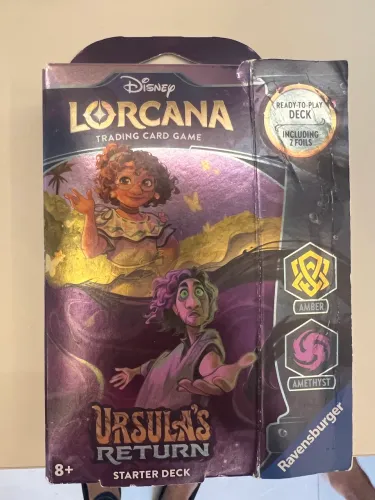 Starter Deck Lorcana Disney Ursulas Return Ambar e Ametista