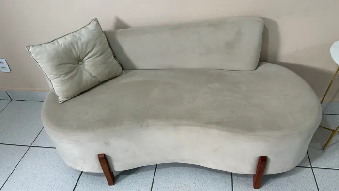 Sofá Feijão Orgânico Bege 