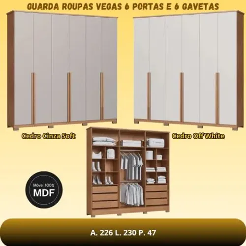Guarda roupa VEGAS