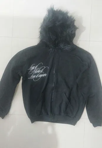 Moletom Infame Lose It Zip Up Preto