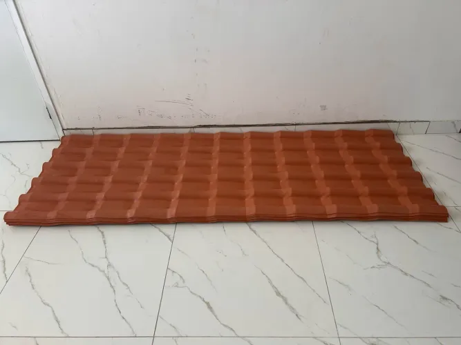10 telhas de pvc cerâmica plan, 2,41 x0,88