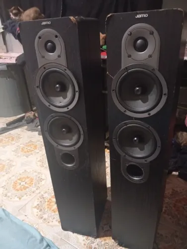 Caixas Jamo S460 / 6OHMS /VENDO NO ESTADO! (FUNCIONANDO MAIS PRECISA DE REPAROS)