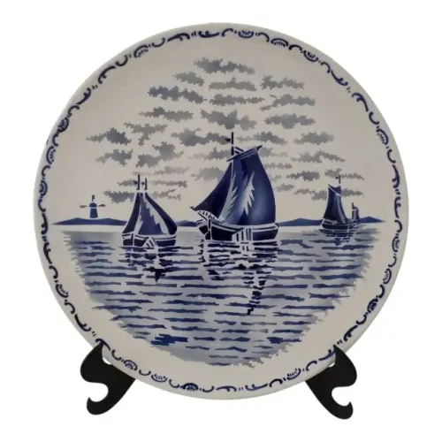 Antigo Prato Porcelana Mauá Decorativo Séc Xx, Anos 20