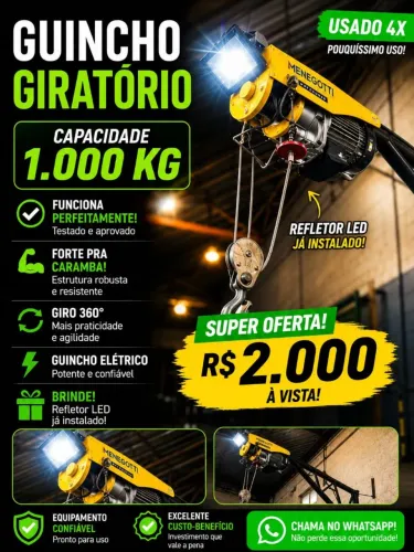 Guincho com base giratoria perfeito func.