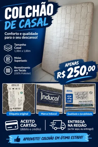 Colchão casal 