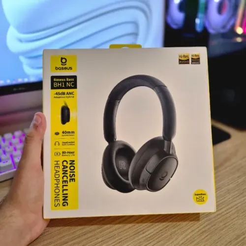 Headphone Sem Fio Anti-Ruído Baseus BH1 NC