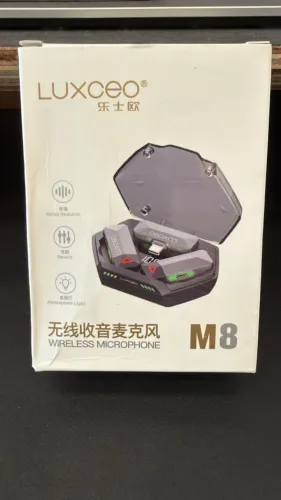 Microfone Wireless Luxceo M8 - Tenho 5 unidades